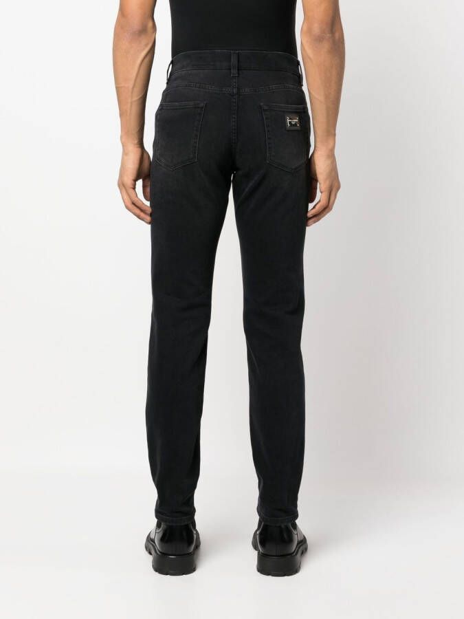 Dolce & Gabbana Slim-fit broek Zwart