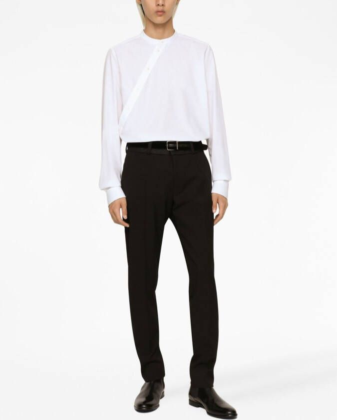 Dolce & Gabbana Wollen pantalon Zwart