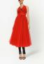 Dolce & Gabbana Midi-jurk met halternek Rood - Thumbnail 2
