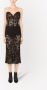 Dolce & Gabbana Strapless midi-jurk Zwart - Thumbnail 3