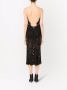 Dolce & Gabbana Strapless midi-jurk Zwart - Thumbnail 4