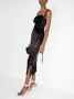 Dolce & Gabbana Midi-jurk met kant Zwart - Thumbnail 2