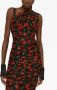 Dolce & Gabbana Midi-jurk met kersenprint Zwart - Thumbnail 4