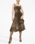 Dolce & Gabbana Midi-jurk met luipaardprint Bruin - Thumbnail 2