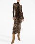 Dolce & Gabbana Midi-jurk met luipaardprint Bruin - Thumbnail 2