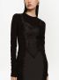 Dolce & Gabbana Midi-jurk met pailletten Zwart - Thumbnail 5