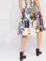 Dolce & Gabbana Midi-jurk met patchwork Wit - Thumbnail 3