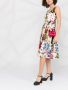 Dolce & Gabbana Midi-jurk met patchwork Wit - Thumbnail 4