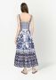 Dolce & Gabbana Maxi-jurk met print Blauw - Thumbnail 4