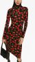 Dolce & Gabbana Midi-jurk met print Zwart - Thumbnail 5