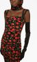 Dolce & Gabbana Midi-jurk met print Zwart - Thumbnail 4
