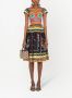 Dolce & Gabbana Midi-jurk met print Zwart - Thumbnail 2