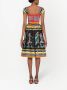 Dolce & Gabbana Midi-jurk met print Zwart - Thumbnail 3