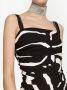 Dolce & Gabbana Midi-jurk met zebraprint Zwart - Thumbnail 5