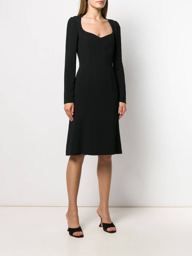 Dolce & Gabbana Midi-jurk Zwart