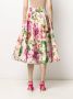 Dolce & Gabbana Midi-rok met bloemenprint Roze - Thumbnail 4