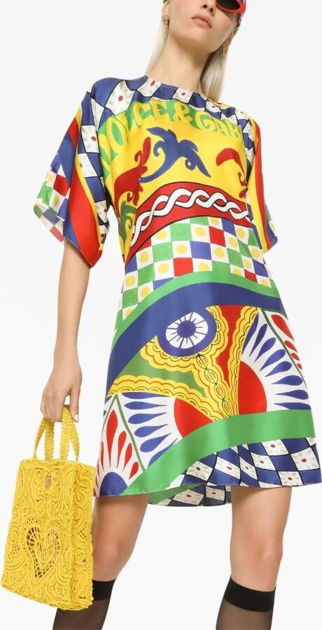 Dolce & Gabbana Mini-jurk Geel