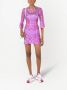 Dolce & Gabbana Mini-jurk met bloemenkant Roze - Thumbnail 2
