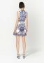 Dolce & Gabbana Mini-jurk met brokaat met print Blauw - Thumbnail 4