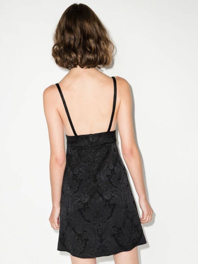 Dolce & Gabbana Mini-jurk met brokaat Zwart