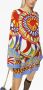 Dolce & Gabbana Mini-jurk met grafische print Rood - Thumbnail 4