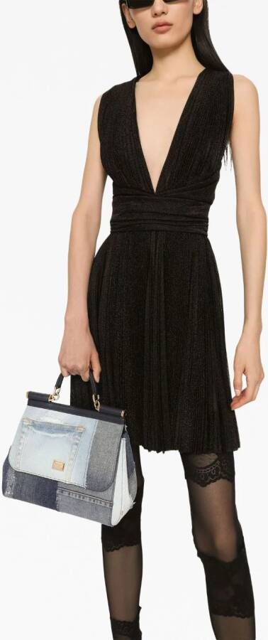 Dolce & Gabbana Mini-jurk met halternek Zwart