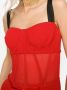Dolce & Gabbana Mini-jurk met korset Rood - Thumbnail 5