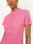 Dolce & Gabbana Mini-jurk met korte mouwen Roze - Thumbnail 4