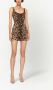 Dolce & Gabbana Mouwloze mini-jurk met luipaardprint Bruin - Thumbnail 3