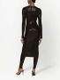 Dolce & Gabbana Midi-jurk verfraaid met pailletten Zwart - Thumbnail 4