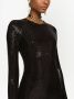 Dolce & Gabbana Midi-jurk verfraaid met pailletten Zwart - Thumbnail 5