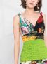 Dolce & Gabbana Mini-jurk met patchwork Zwart - Thumbnail 5