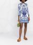 Dolce & Gabbana Mini-jurk met print Blauw - Thumbnail 2