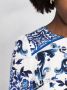 Dolce & Gabbana Mini-jurk met print Blauw - Thumbnail 3