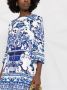 Dolce & Gabbana Mini-jurk met print Blauw - Thumbnail 5