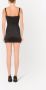 Dolce & Gabbana Satijnen mini-jurk met veters Zwart - Thumbnail 4