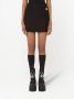 Dolce & Gabbana Crêpe mini-rok met logo-applicatie Zwart - Thumbnail 3