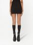 Dolce & Gabbana Crêpe mini-rok met logo-applicatie Zwart - Thumbnail 4