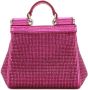 Dolce & Gabbana Tas verfraaid met stras Roze - Thumbnail 3
