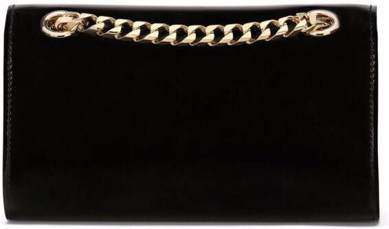Dolce & Gabbana 3.5 leren telefoontas Zwart
