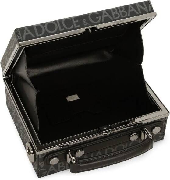 Dolce & Gabbana Mini-tas met logoprint Zwart