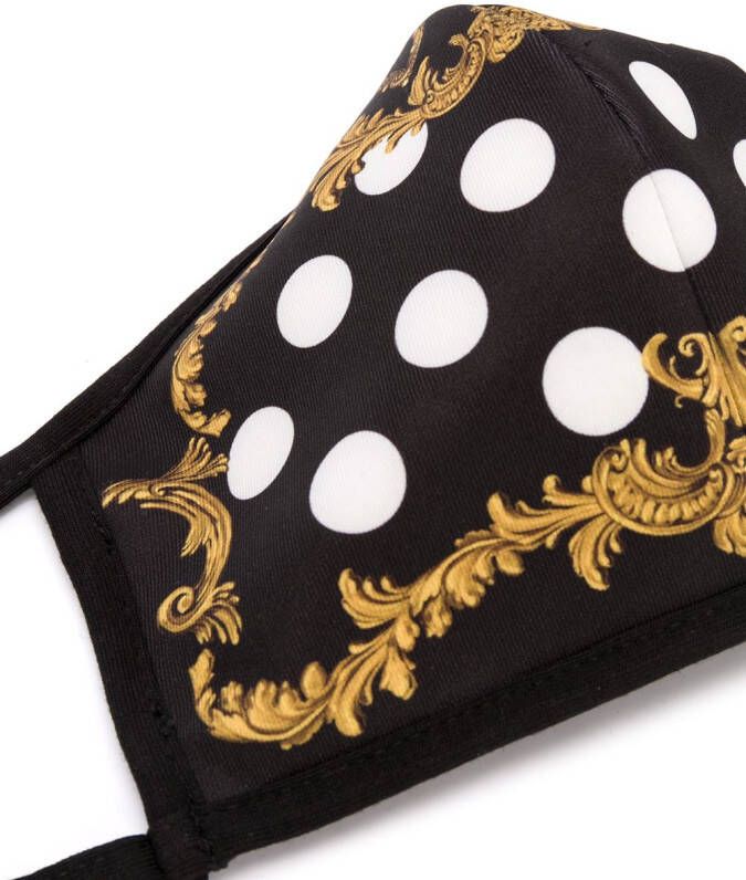 Dolce & Gabbana Mondkapje met stippen Zwart