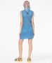 Dolce & Gabbana Mouwloze mini-jurk Blauw - Thumbnail 4