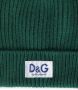Dolce & Gabbana Kasjmier muts met logopatch Groen - Thumbnail 2
