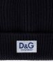 Dolce & Gabbana Muts met logopatch Zwart - Thumbnail 2
