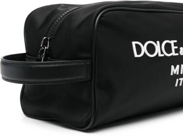 Dolce & Gabbana Toilettas met logoprint Zwart