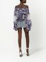 Dolce & Gabbana Chiffon blouse met zebraprint Blauw - Thumbnail 4