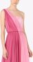Dolce & Gabbana Asymmetrische chiffon maxi-jurk Roze - Thumbnail 5