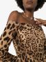 Dolce & Gabbana Off-shoulder midi-jurk Bruin - Thumbnail 5