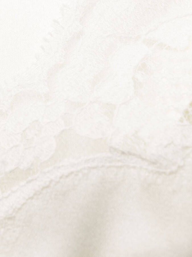 Dolce & Gabbana Onderjurk met kant Wit